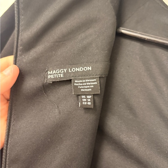 Maggy London Black Long Sleeve Dress - Picture 7 of 7